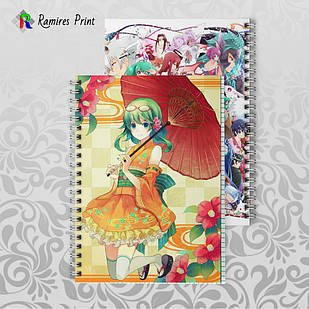 Зошит 48 арк. на пружині у клітинку Vocaloid 005