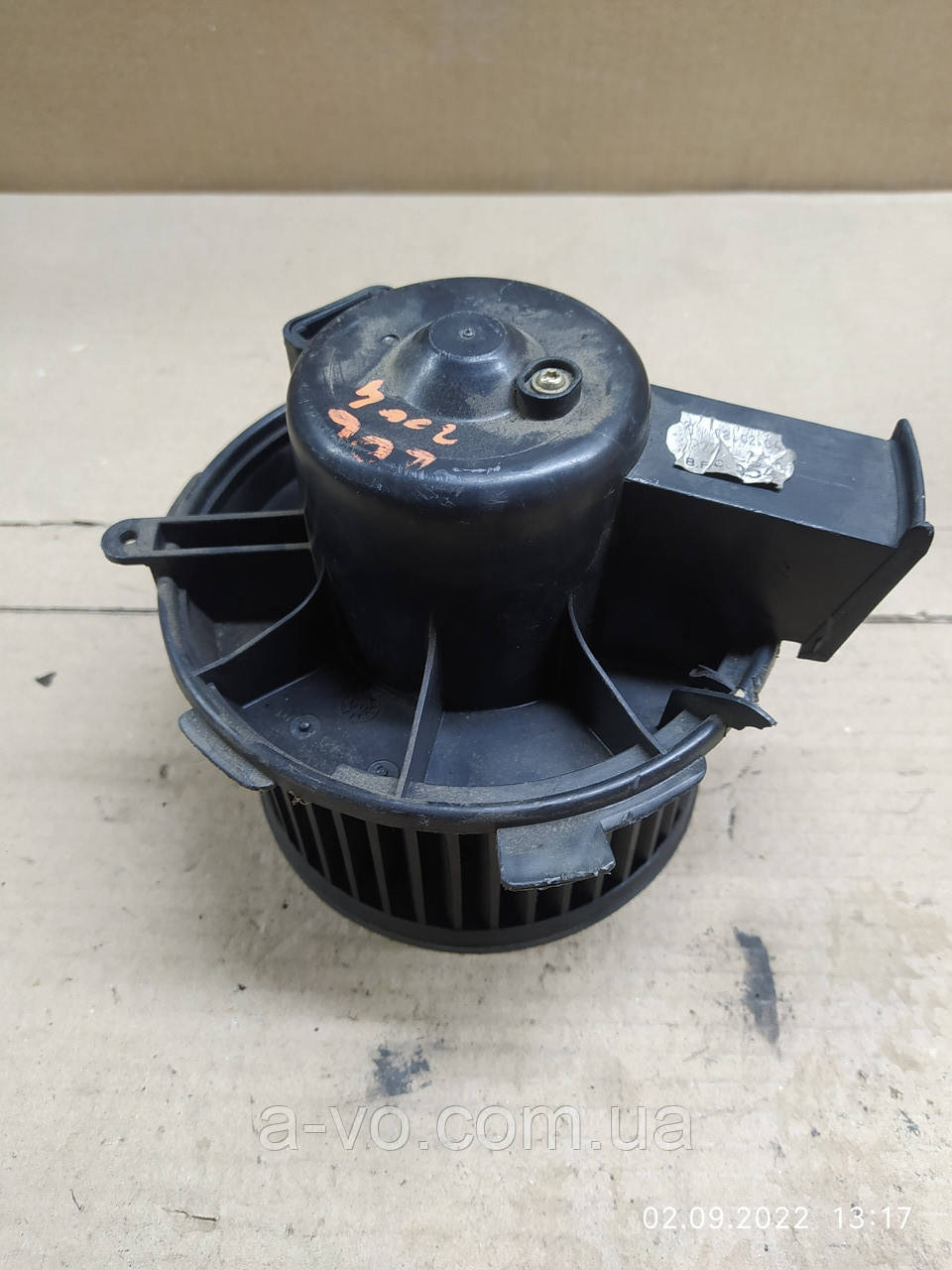 Вентилятор моторчик печеньки для Peugeot 206 Partner 98-03р 6424501, фото 1