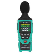 Шумомер ECOFIVE MS6708 (30-130 dB) ± 1.5 dB із захистом від вологи та пилу