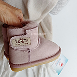 Дитячі уггі натуральна овчина UGG Australia пильна троянда, фото 2