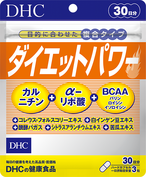 DHC Diet Power контроль ваги з форсколіном, карнітином, α-ліпоєвою кислотою, момордика, амінокислотами, 90 капсул. До 05/2027