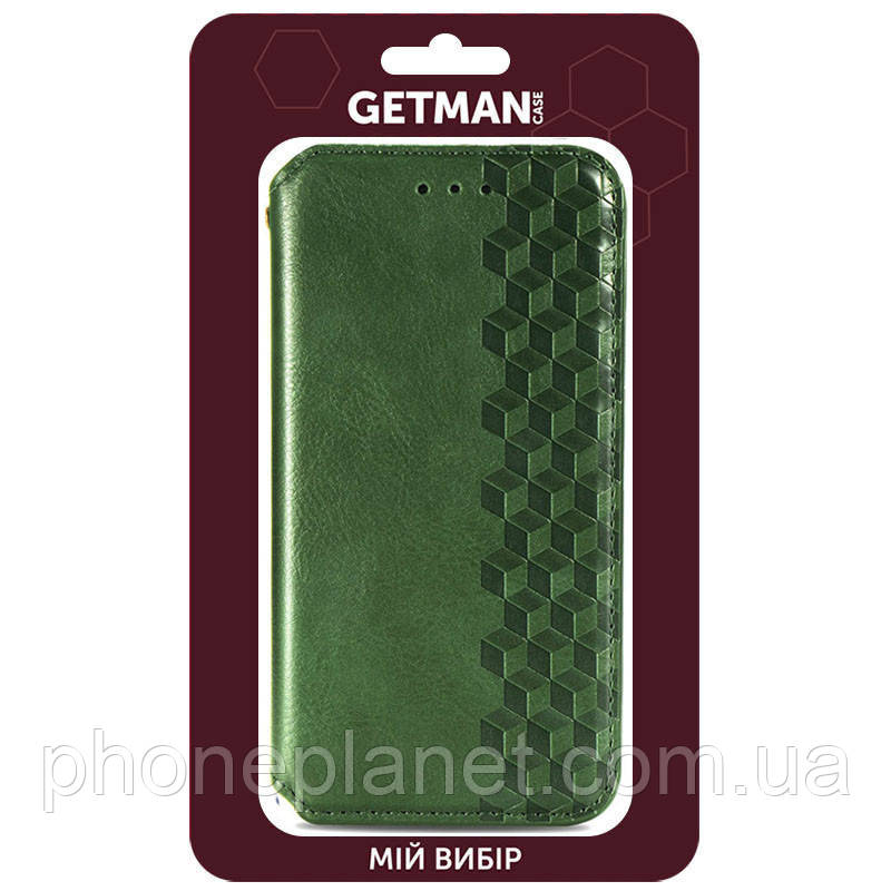 Кожаный чехол книжка GETMAN Cubic (PU) для Xiaomi Redmi Note 10 5G / Poco M3 Pro - фото 5 - id-p1676740284