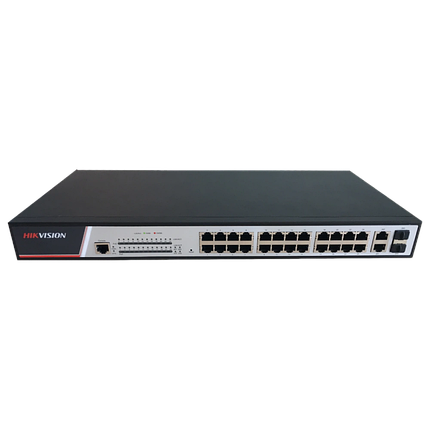 Керований комутатор PoE з 24 портами Fast Ethernet DS-3E2326P, фото 2