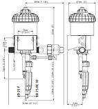 Дозатор медікатор Dosatron D25RE2, 0,2% - 2,0%, фото 5