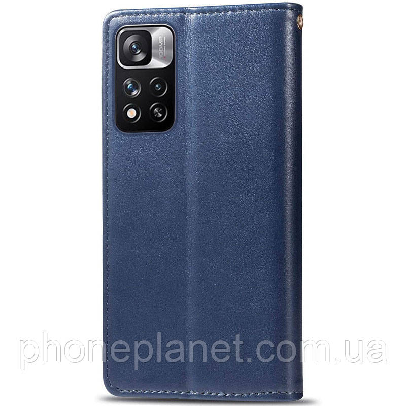 Кожаный чехол книжка GETMAN Gallant (PU) для Xiaomi Redmi Note 11 Pro (Global) / Note 11 Pro 5G - фото 5 - id-p1676740714