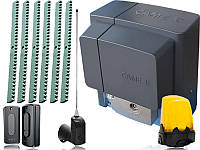 CAME BX-400 Автоматика для откатных ворот BX704AGS комплект с лампой, фотоэлементами, антенной и 6м рейки
