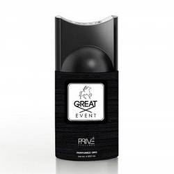 Парфумований дезодорант чоловічій Prive Parfumes Great Event 250 мл