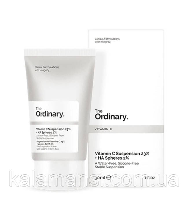 Освітлююча сироватка з вітаміном Ordinary Vitamin C Suspension 23% + HA Spheres 2% 30 мл