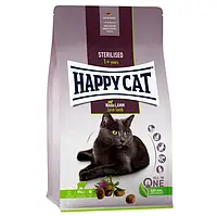 Happy Cat (Хэппи Кэт) Steril Weide-Lamm 1.3kg сухой корм для стерил кошек и кастр котов с ягнятиной