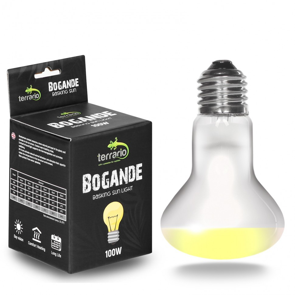 Лампа точкового нагріву Terrario Bogande Basking Sun Light 100вт