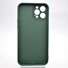 Чехол з патріотичним малюнком Silicone Case Wave Print з MagSafe для iPhone 12 Pro Max Army Trident Зелений, фото 4