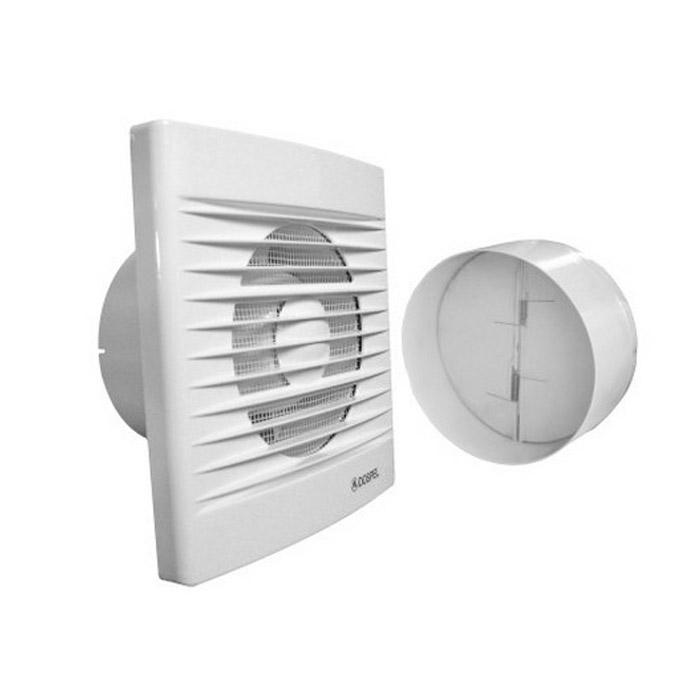 Витяжний вентилятор зі зворотним клапаном та датчиком вологості Dospel STYL 120WCH-P, фото 1