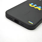 Чохол з патріотичним малюнком Silicone Case Wave Print з MagSafe для iPhone 12 Pro Max UA Black, фото 5