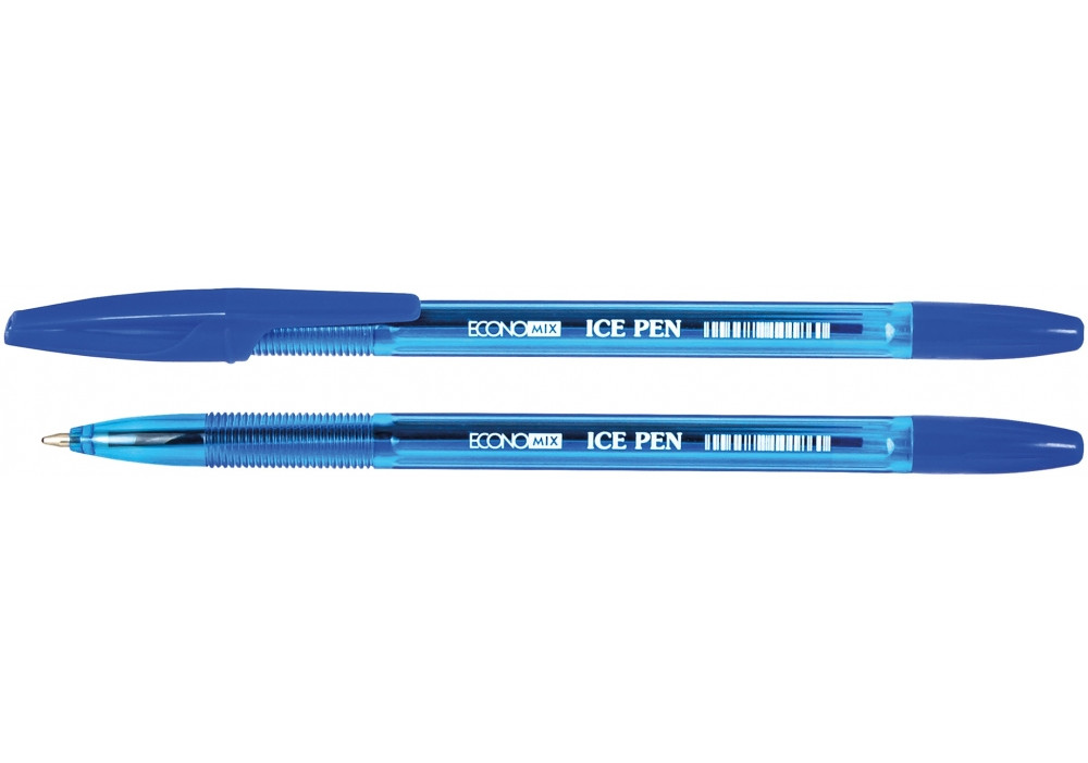 Ручка кулькова Economix ICE PEN синя