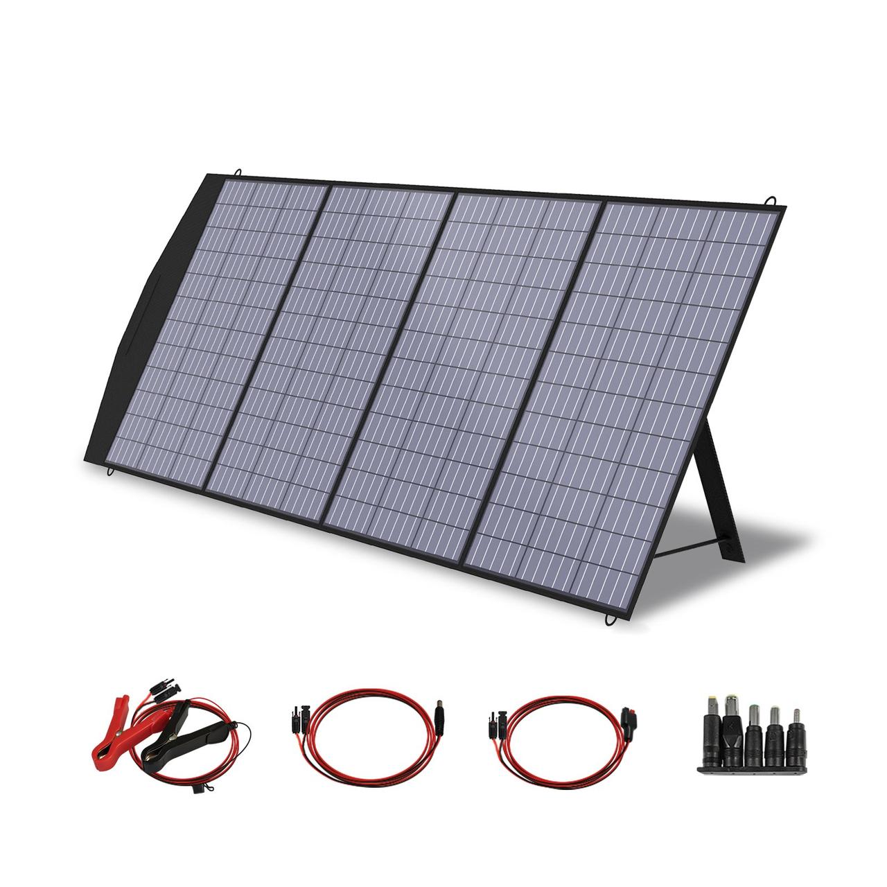 Сонячна панель Allpowers 18V 200W, сонячна панель для зарядних станцій Ecoflow, Bluetti