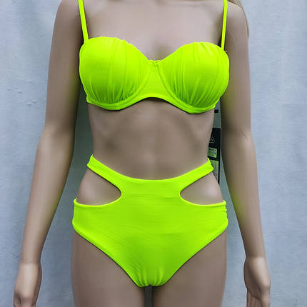 Купальник раздельный Fuba 82217 Евгения лимон (В НАЛИЧИИ ТОЛЬКО 42 44 46 48 50 УКР р-ры), фото 1