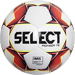 М’яч футбольний SELECT Pioneer TB (304) біл/помар, 5