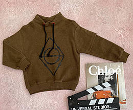 Кофта дитяча зі шнурком Хакі 8133132, Marharpar, Хакі, Унісекс, Весна Осінь, 110