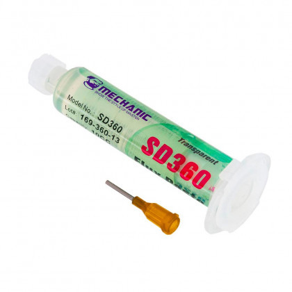 Флюс-паста Mechanic SD360 у шприці безвідмивальна (10g)