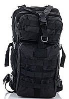 Мужской тактический рюкзак брезентовый 624 black Рюкзак брезентовый туристический повседневный