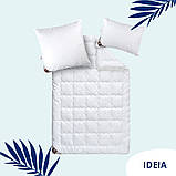 Ковдра літня TM IDEIA  Super Soft Premium 200х220 см штучний пух бавовна перкаль антиалергенна, фото 9