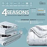 Ковдра TM Ideia двоспальна 4 Seasons ЗИМА - ЛІТО антиалергенна тепла 175*210 см троянди, фото 8
