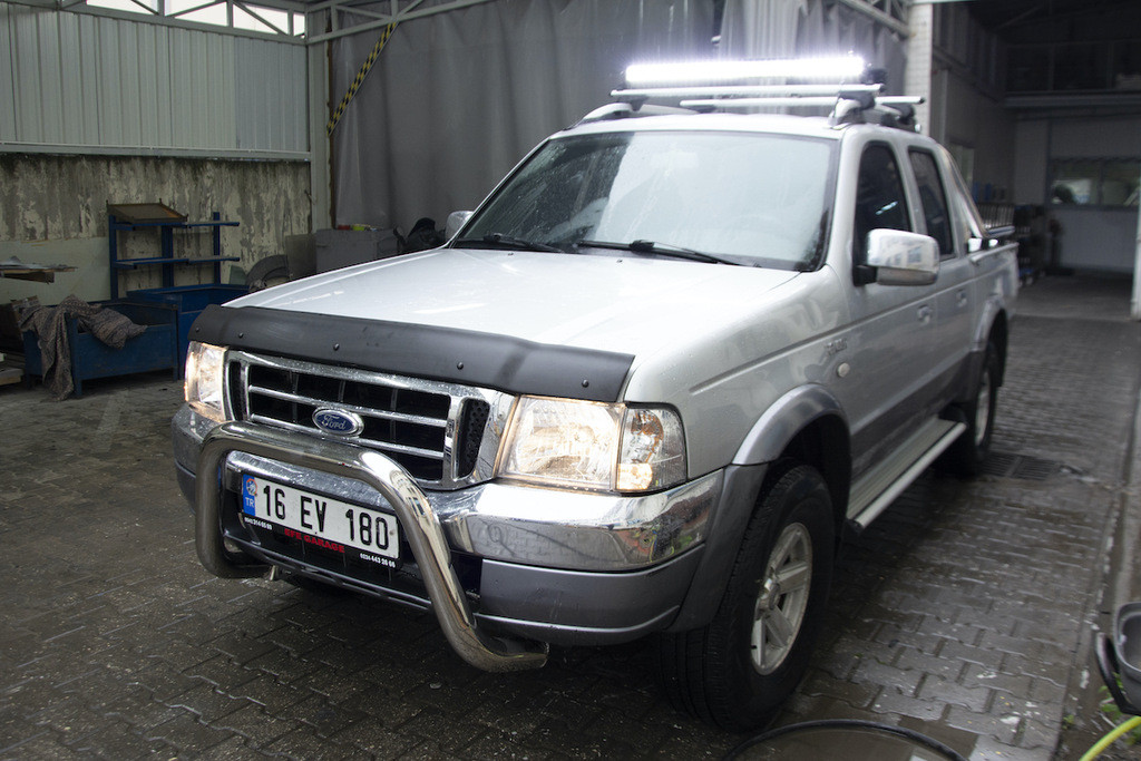 Дефлектор капота (мухобойка) Ford Ranger 2002-2006 (Форд Рейнджер) DD77583 - фото 5 - id-p1670564022