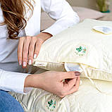 Подушка з гречаним лушпинням 40х60 см Aromavita IDEIA ортопедична з гречкою гречка жорстка з травами, фото 6