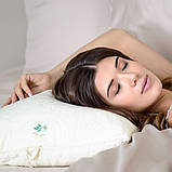 Подушка з гречаним лушпинням 40х60 см Aromavita IDEIA ортопедична з гречкою гречка жорстка з травами, фото 2