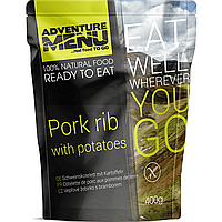 Свине ребро з відварним картоплею Adventure Menu Pork rib with potatoes