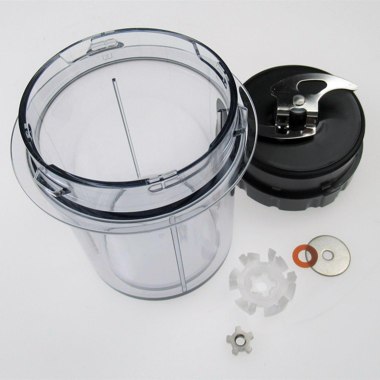 Насадка Подрібнювач у зборі з кришкою для блендера BRAUN JB3150 JB3100 JB301AI (7322311524) Оригінал