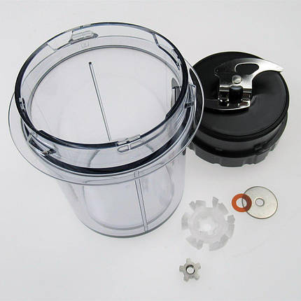 Насадка Подрібнювач у зборі з кришкою для блендера BRAUN JB3150 JB3100 JB301AI (7322311524) Оригінал, фото 1