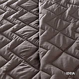 Покривало на ліжко диван 220х240 см IDEIA стьобане двостороннє якісна стібка мікрофібра, фото 9