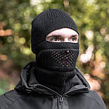 Комплект тактична шапка + рукавички + баф (хомут) теплий зимовий 3в1. Живе фото, фото 2