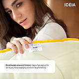 Ковдра літня Попкорн євро 200х220 см IDEIA з кукурудзяним наповнювачем антиалергенна молоко для літа, фото 4