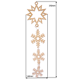 Заготовка для декорування FDPO-182 Новорічна підвіска 1, фото 3