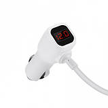 Трійник в прикурювач HOCO Z13 (3 порти + 2USB/A 2.1) Silver, фото 5