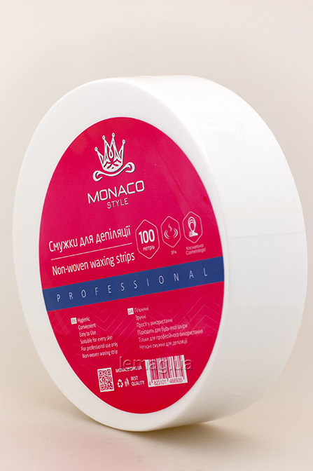 Monaco Style Бумага (полоски) для депіляції в рулоні, 7 см х 100 м, фото 1