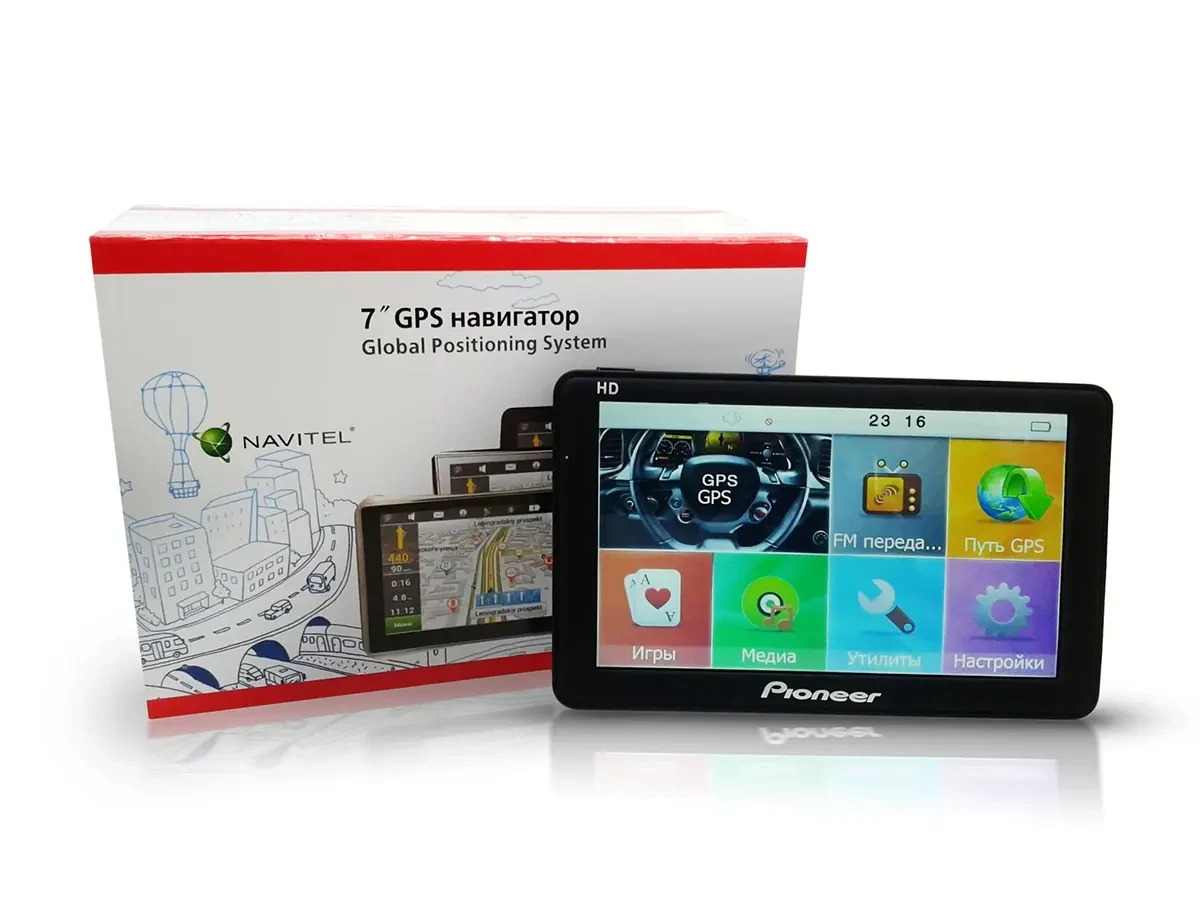 GPS навігатор 7" DDR2 256Mb 8Gb ємнісний екран GPS-7009 20шт 7971