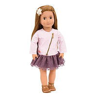 Our Generation Vienna Doll (46 cm) with pink leather jacket