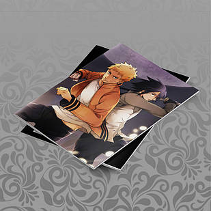 Зошит 48 арк. на скобі у клітинку Naruto 004