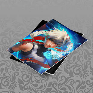 Зошит 48 арк. на скобі у клітинку Naruto 005