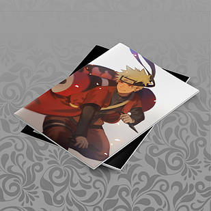 Зошит 48 арк. на скобі у клітинку Naruto 007