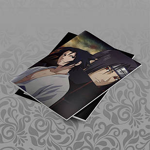 Зошит 48 арк. на скобі у клітинку Naruto 008