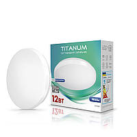 LED світильник TITANUM настінно-стельовий 12W 5000K Матовий