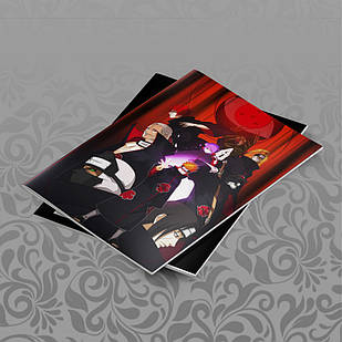 Зошит 48 арк. на скобі у клітинку Naruto 022