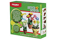 PAULINDA Super Dough modeling clay Flower Pot