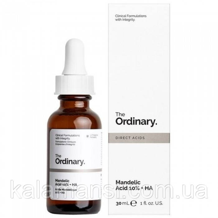 Пілінг сироватка з 10% мигдалевою кислотою The Ordinary Mandelic Acid 10% + HA 30 мл