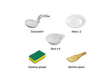Набір туристичного посуду Cooking Set DS-309 матеріал твердий оксид алюмінію, фото 3