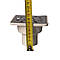 Трап для ванної вертикальний D50, решітка з нерж. сталі 150х150мм, з гідрозатвором, фото 7